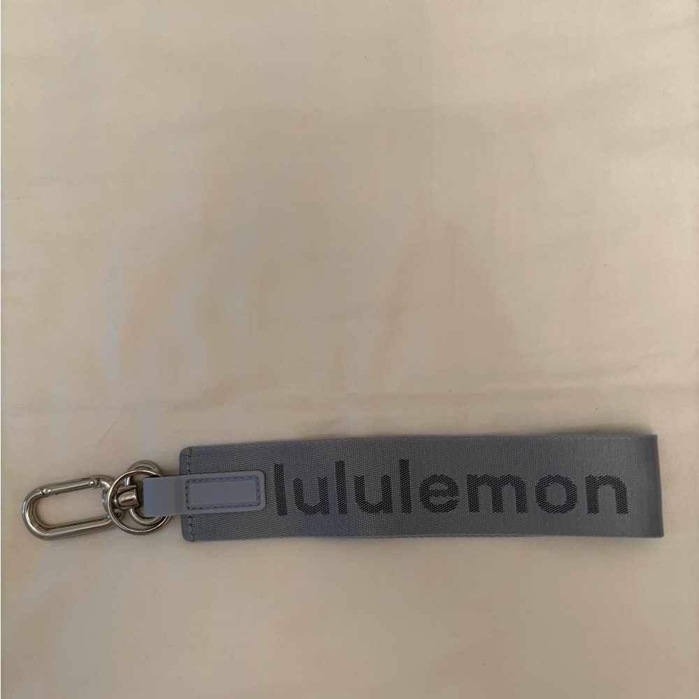 LULULEMON Light Blue Keychain